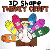 3D Shape Turkey Craft