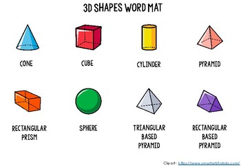 3D Shape Mat  Teaching Resources