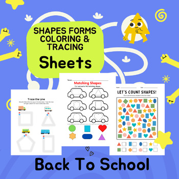 2D Shapes and 3D Shapes (Forms) Poster Set (Set of 25 English