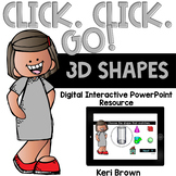 3D Shapes Activity Slides Math Center - Click Click Go!