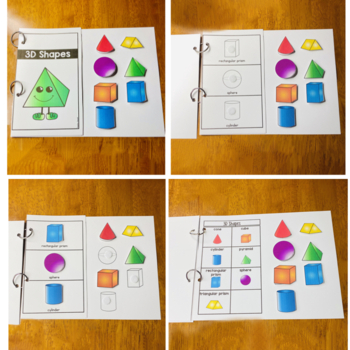 3D Shapes Adapted Books (2 Books) by Teacher Jeanell | TpT