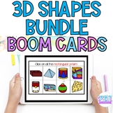 3D Shapes BUNDLE: 35 BOOM CARDS - Digital Resources - Spec