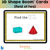 3D Shapes Boom Cards (2 Choices)
