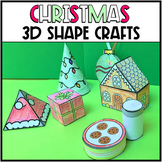 3D Shapes Christmas Crafts Ornaments Nets 3rd, 4th, 5th, 6