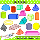 3D Shapes Clip art