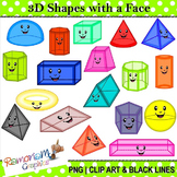 3D Shapes Clip art