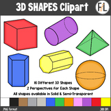 3D Shapes Clipart