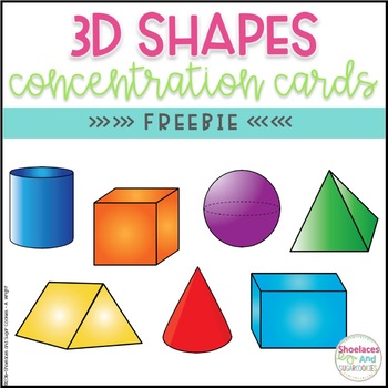Preview of FREE 3D Shapes Game - Concentration
