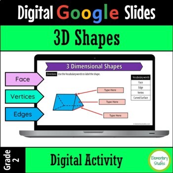 Preview of 3D Shapes Digital Activity - Google Slides