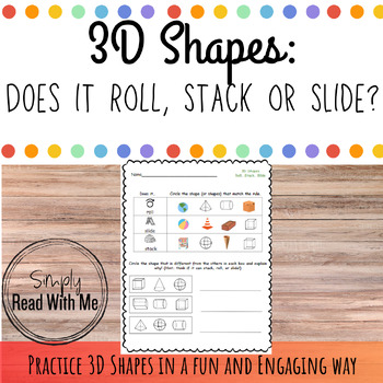 Preview of 3D Shapes: Does It Roll, Stack, or Slide?