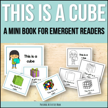 Preview of This is a Cube: 3D Shapes Emergent Reader (Geometric Solids)
