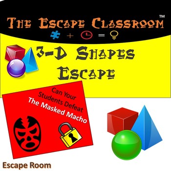 Preview of 3D Shapes Escape Room | The Escape Classroom