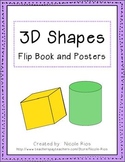 3D Shapes Flip Book and Posters