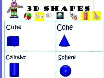 Preview of 3D Shapes Flipchart