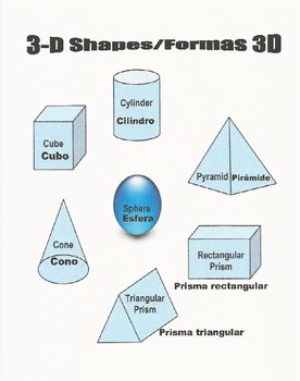 3D Shapes-Formas 3D by GomarGraphics | TPT