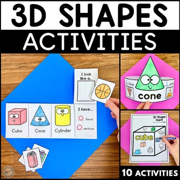 Preview of 3D Shapes Activities and Worksheets