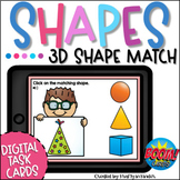 3D Shapes Game BOOM Cards Shape Matching
