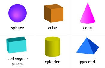 3D Shapes for Kindergarten 3D Shapes Poster 3d Shape Name List Color by  Shape Printable Shapes Printable Homeschool Montessori 