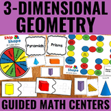 3D Shapes Guided Math Centers | 3-Dimensional Geometry