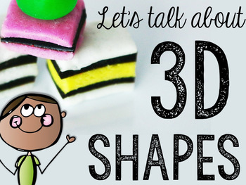 Preview of 3D Shapes Interactive Read Aloud | Math Lessons