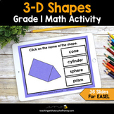 3D Shapes Math Activity | Grade 1 Math Practice | Morning Work