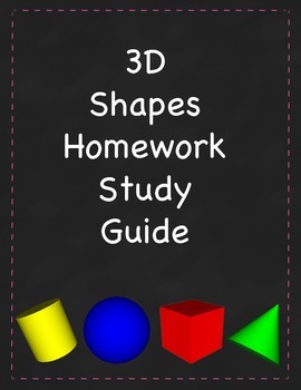 Preview of 3D Shapes Note