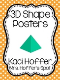 3D Shapes Poster {Little Polka Dots}