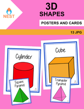 3D Shapes Posters by Nest | Teachers Pay Teachers