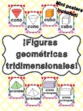 3D Shapes Posters in Spanish! Figuras tridimensional en español!