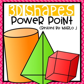 Preview of 3D Shapes Power Point