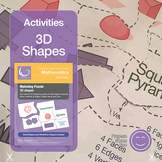 3D Shapes Puzzle for Nets and Properties