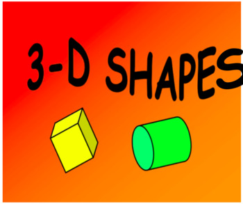 Preview of 3D Shapes Revision Lesson