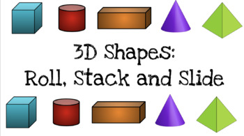 3d shapes roll stack slide interactive google slides by jen designs