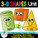 3D Shapes Unit {Common Core Aligned}