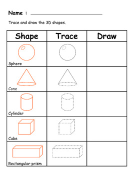 3D Shapes Worksheets by LION STUDIO | TPT