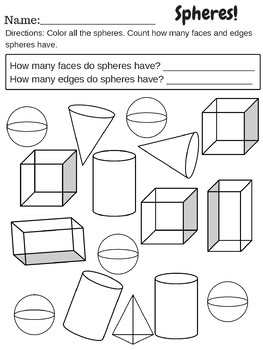 3D Shapes and Attributes Packet by Ecstatic About Learning | TpT