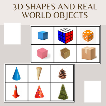 Preview of 3D Shapes and Real World Objects