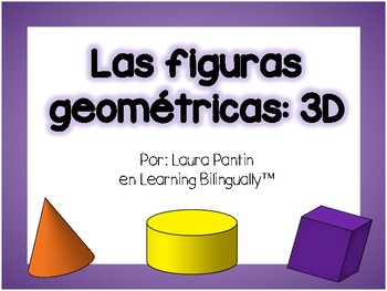 3D Shapes in Spanish by Learning Bilingually | Teachers Pay Teachers