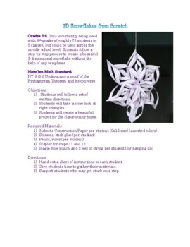 3D Snowflakes: From paper to beauty by Luke Vosz