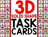 3D Solid Shape Task Cards
