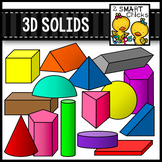 3D Solids Clip Art