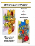 3D Spring Composite / Irregular Shape Array Puzzle Art, Cr