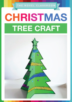 3D Standing Christmas Tree Template - Christmas Craft Activity | TPT