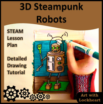 Preview of 3D Steampunk Robots