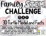 3D Turtle Model and Facts  - Family STEM Challenge