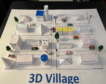 Preview of 3D Village Assembly, Analysis and Calculation Geometry Project