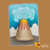 3D Volcano Craft