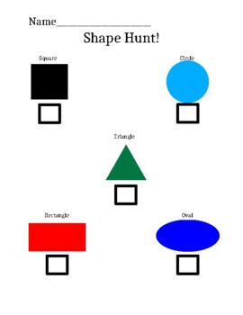 Preview of 3D and 2D Shape Hunt