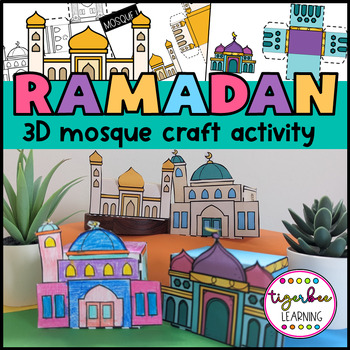 Preview of 3D mosques an eid-al-Fitr and Ramadan craft