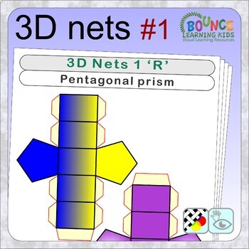 Preview of 3D shapes 1 (18 distance learning paper folding task cards)